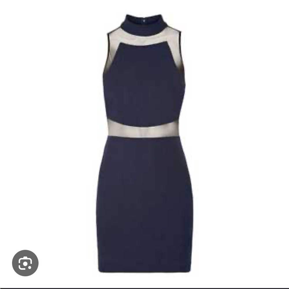 Elizabeth and James Macsen Mesh Mini Dress | Black | 6